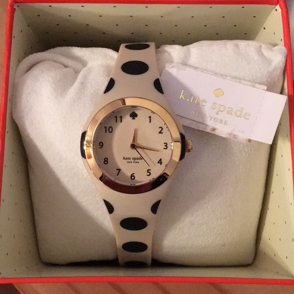 Kate Spade polka dot watch